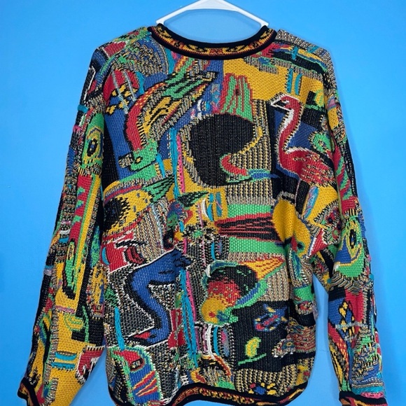 Vintage Coogi Sweater Bird Design - Picture 5 of 7